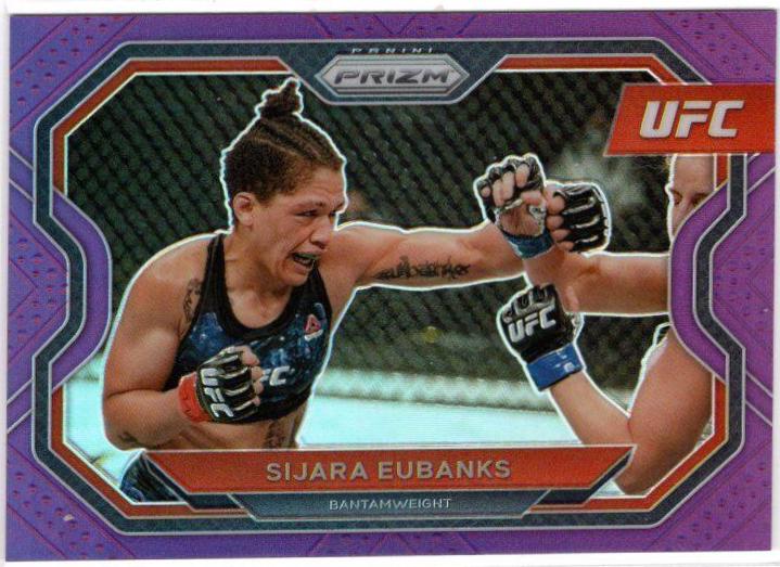 Sijara Eubanks 2021 Panini Prizm UFC Base #157 Purple