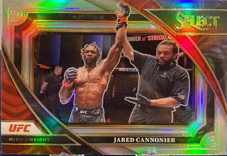Jared Cannonier 2023 Panini Select UFC Mezzanine #363 Silver
