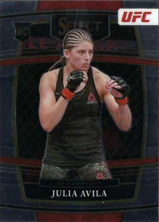 Julia Avila 2022 Panini Select UFC Concourse #91 Black Disco