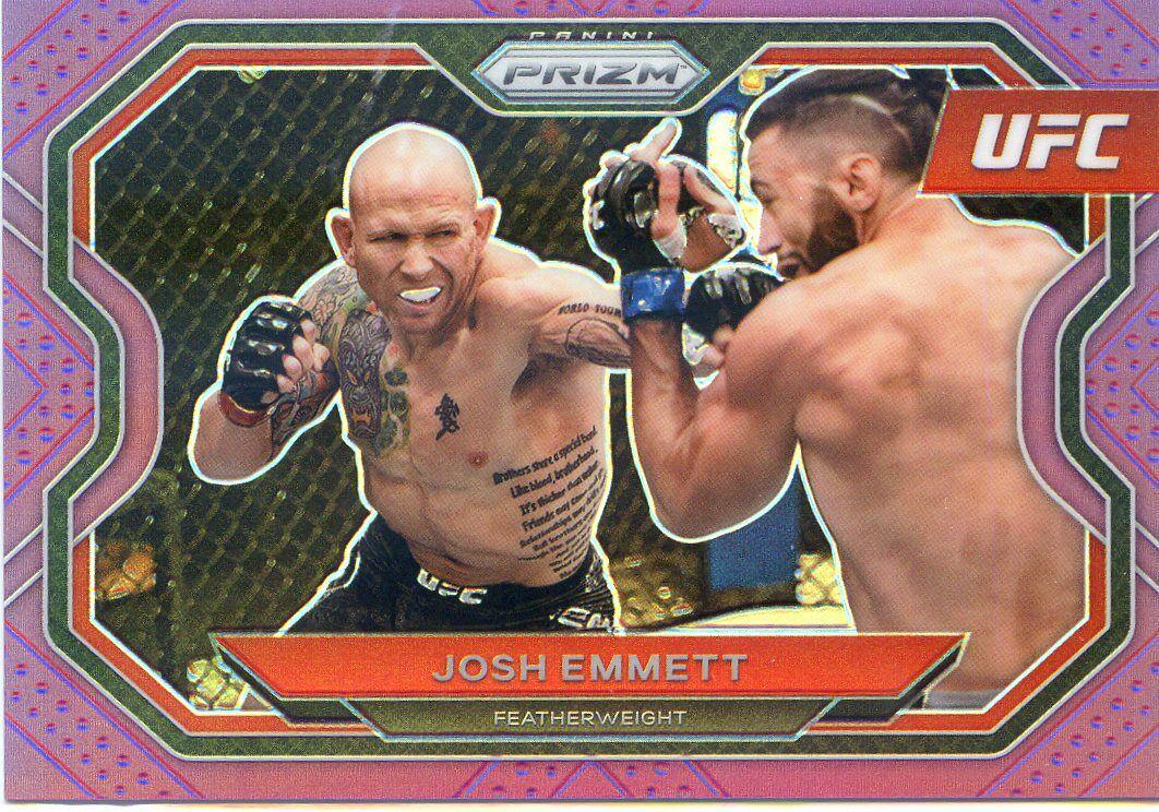 Josh Emmett 2021 Panini Prizm UFC Base #121 Purple