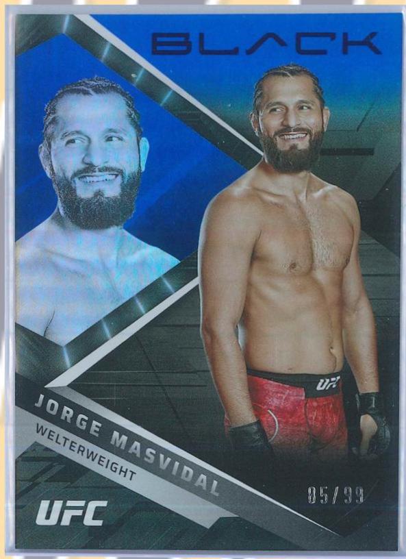 Jorge Masvidal 2022 Panini Chronicles UFC Base Black #219 Blue