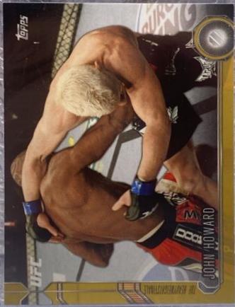 John Howard 2015 Topps UFC Chronicles Base #88 Gold