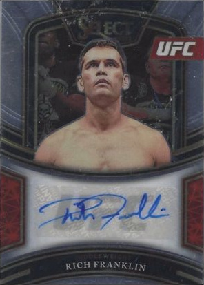 Rich Franklin 2021 Panini Select UFC Signatures #41 Black Prizms