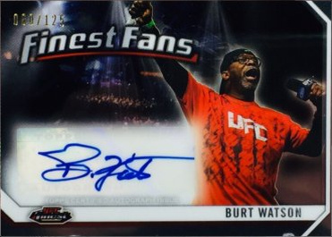 Burt Watson 2013 Topps Finest UFC Finest Fans Autographs #FAN-BW