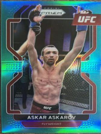 Askar Askarov 2022 Panini Prizm UFC Base #197 Teal