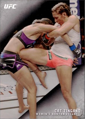 Cat Zingano 2015 Topps UFC Knockout Base #50 Silver