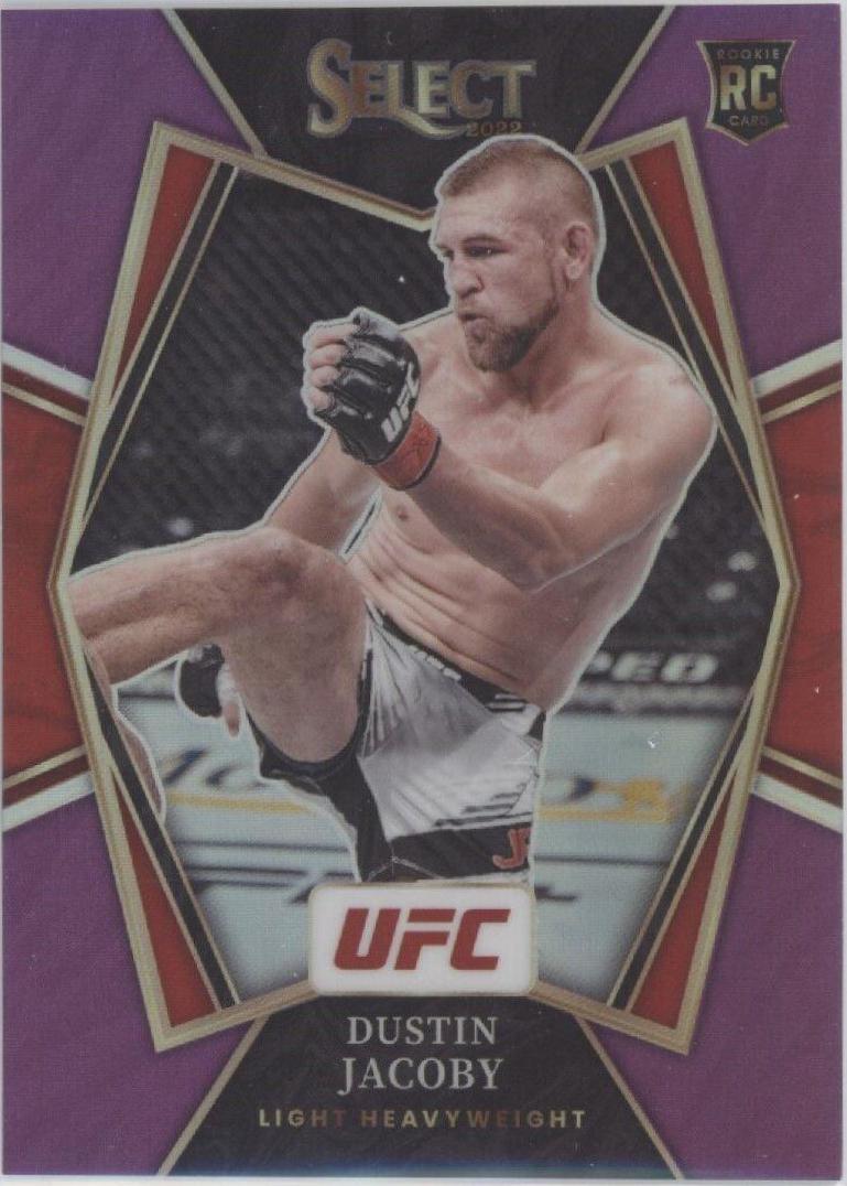 Dustin Jacoby 2022 Panini Select UFC Premier Level #189 Purple