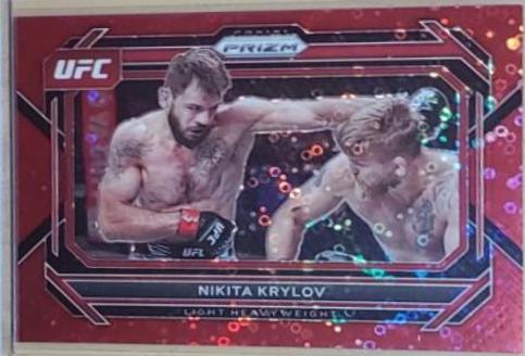 Nikita Krylov 2023 Panini Prizm Under Card UFC Base #49 Red