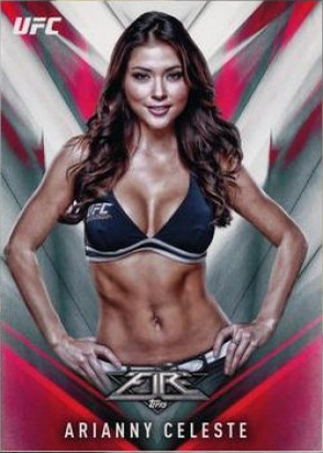 Arianny Celeste 2017 Topps UFC Fire Base #18 Inferno