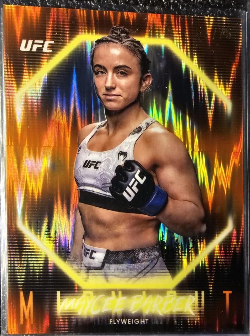 Maycee Barber 2025 Topps Midnight UFC Base #42 Dusk