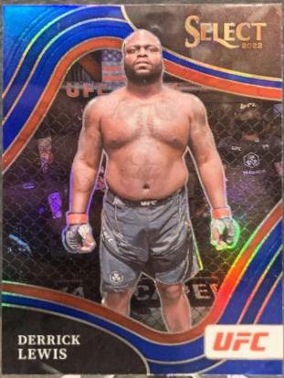 Derrick Lewis 2022 Panini Select UFC Octagonside #248 Silver