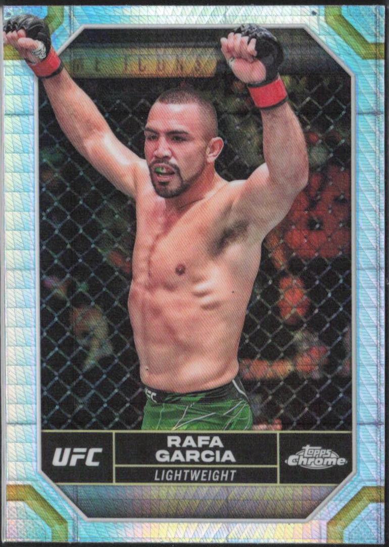 Rafa Garcia 2024 Topps Chrome UFC Base #157 Prism Refractor