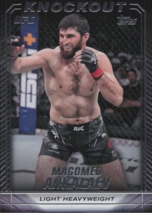 Magomed Ankalaev 2024 Topps Knockout UFC Base #55 Platinum