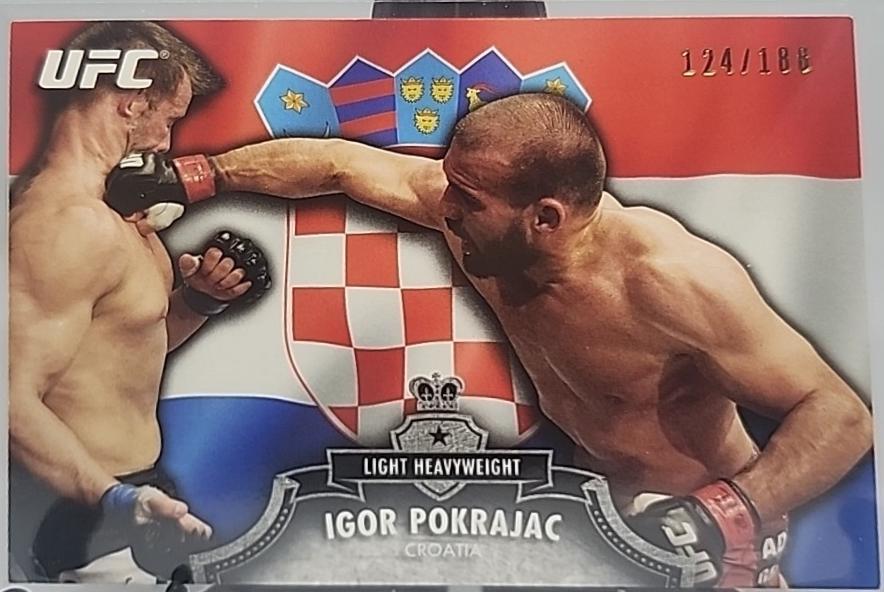 Igor Pokrajac 2012 Topps UFC Bloodlines Base #124 Flag