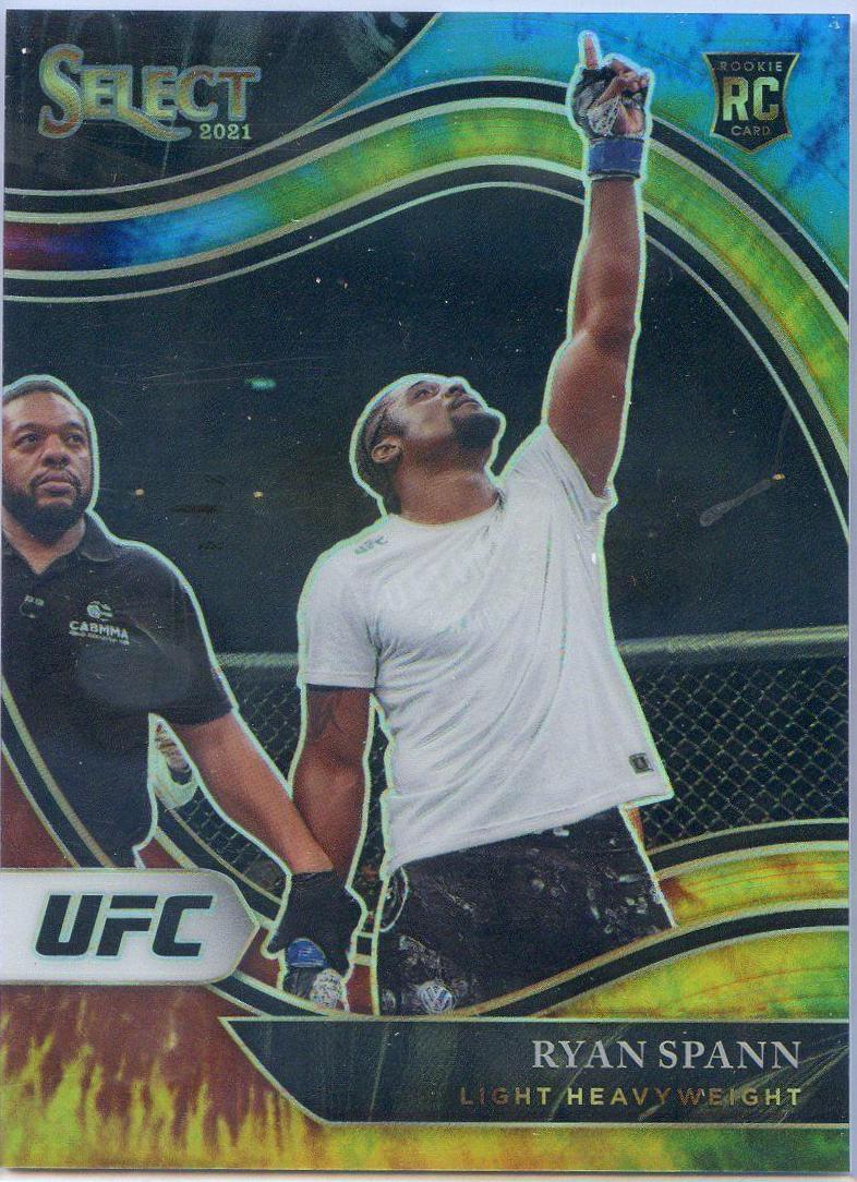 Ryan Spann 2021 Panini Select UFC Octagonside #287 Tie Dye