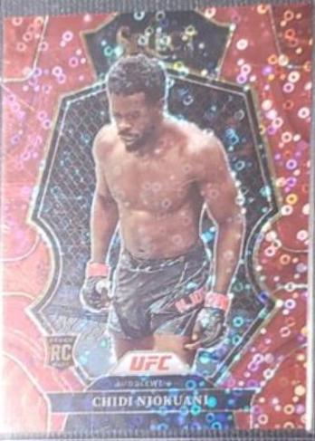 Chidi Njokuani 2023 Panini Select UFC Premier Level #160 Red Disco