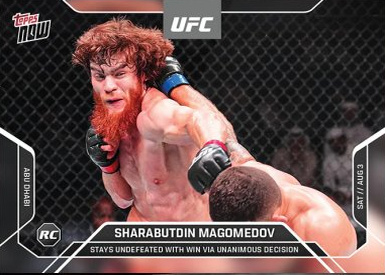 Shara Magomedov Topps Now UFC Base #17 Red
