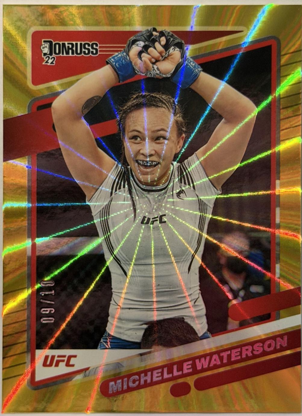 Michelle Waterson-Gomez 2022 Panini Donruss Optic UFC Base #89 Gold