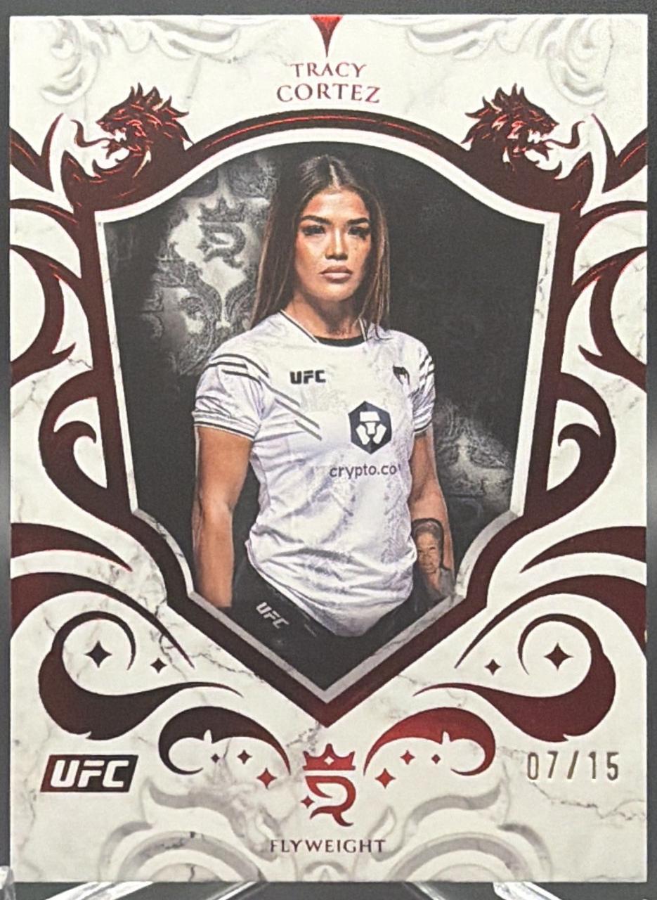 Tracy Cortez 2025 Topps Royalty UFC Base #78 Red