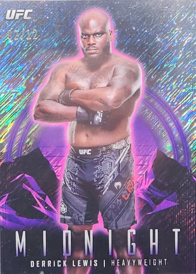Derrick Lewis 2024 Topps Midnight UFC Base #21 Midnight