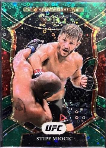 Stipe Miocic 2021 Panini Select UFC Concourse #61 Green Disco