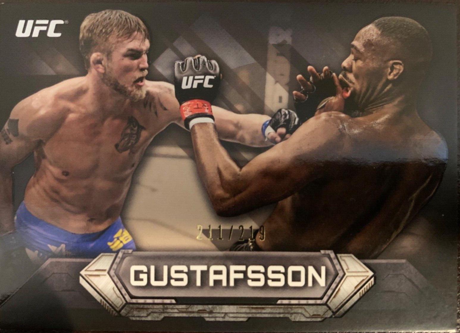 Alexander Gustafsson 2014 Topps UFC Knockout Base #35 Gold