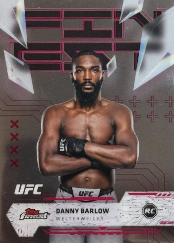 Danny Barlow 2025 Topps Finest UFC Base Uncommon #103 Black Refractor