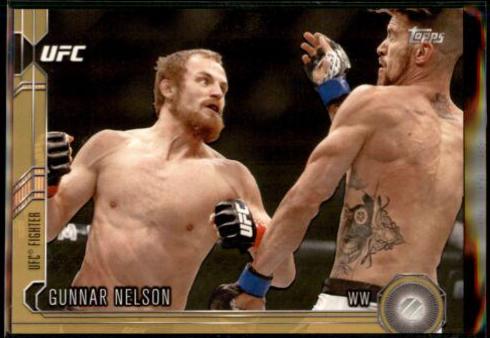 Gunnar Nelson 2015 Topps UFC Chronicles Base #172 Gold