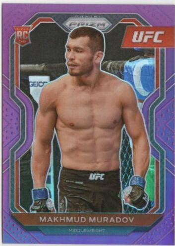 Makhmud Muradov 2021 Panini Prizm UFC Base #55 Purple