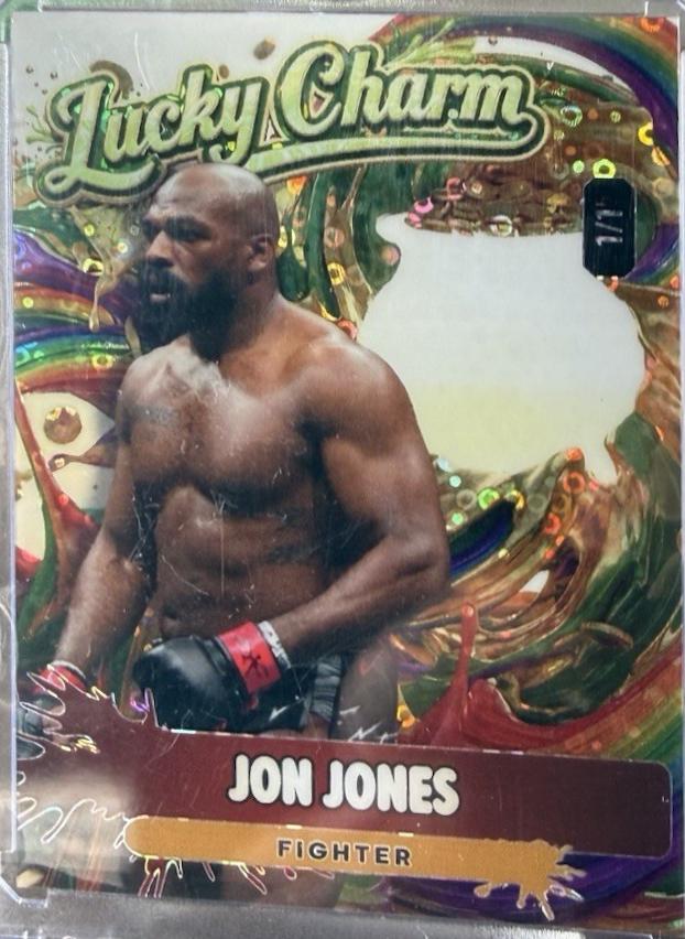 Jon Jones 2024 Topps Finest UFC Chaos #CHA-16 Superfractor