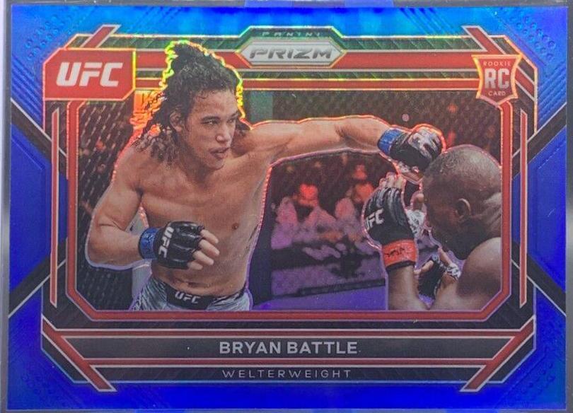 Bryan Battle 2023 Panini Prizm UFC Base #58 Blue