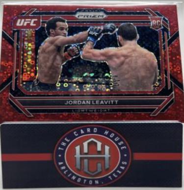 Jordan Leavitt 2023 Panini Prizm Under Card UFC Base #84 Red