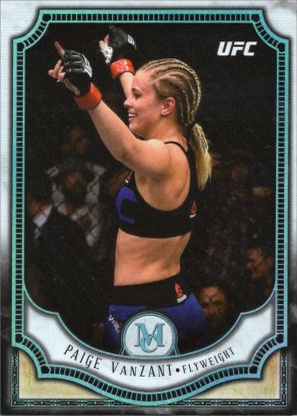 Paige VanZant 2018 Topps UFC Museum Collection Base #48 Ruby
