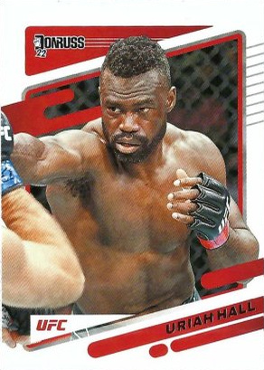 Uriah Hall 2022 Panini Donruss UFC Base #20 Red