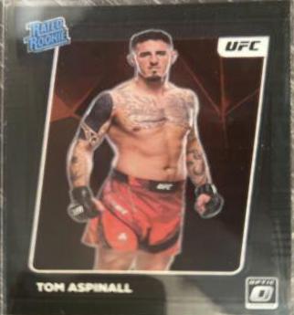 Tom Aspinall 2022 Panini Donruss Optic UFC Base #120 Black Pandora