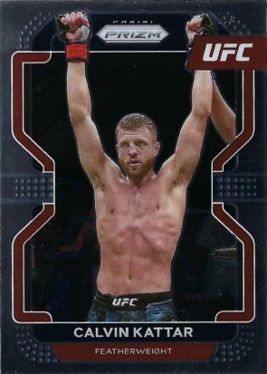 Calvin Kattar 2022 Panini Prizm UFC Base #169 Black