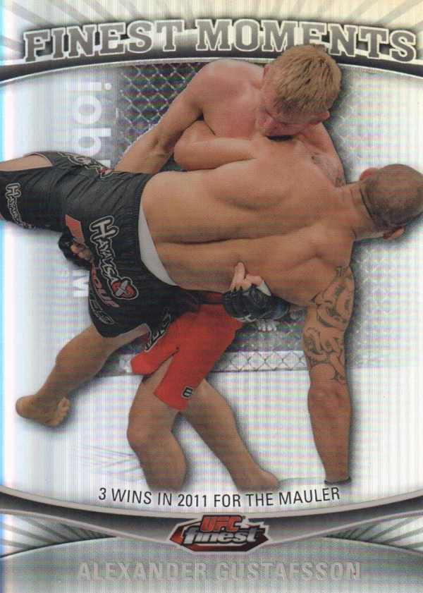 Alexander Gustafsson 2012 Topps Finest UFC Finest Moments #FM-AG Gold