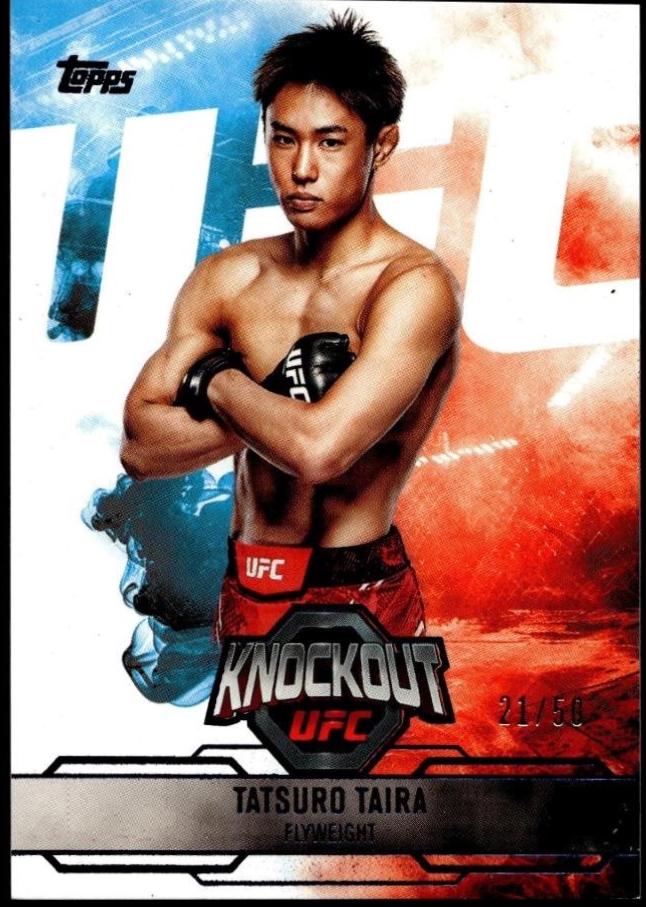 Tatsuro Taira 2025 Topps Knockout UFC Base #97 Blue