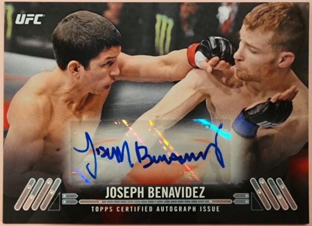 Joseph Benavidez 2017 Topps UFC Knockout Knockout Autographs #KA-JB Red