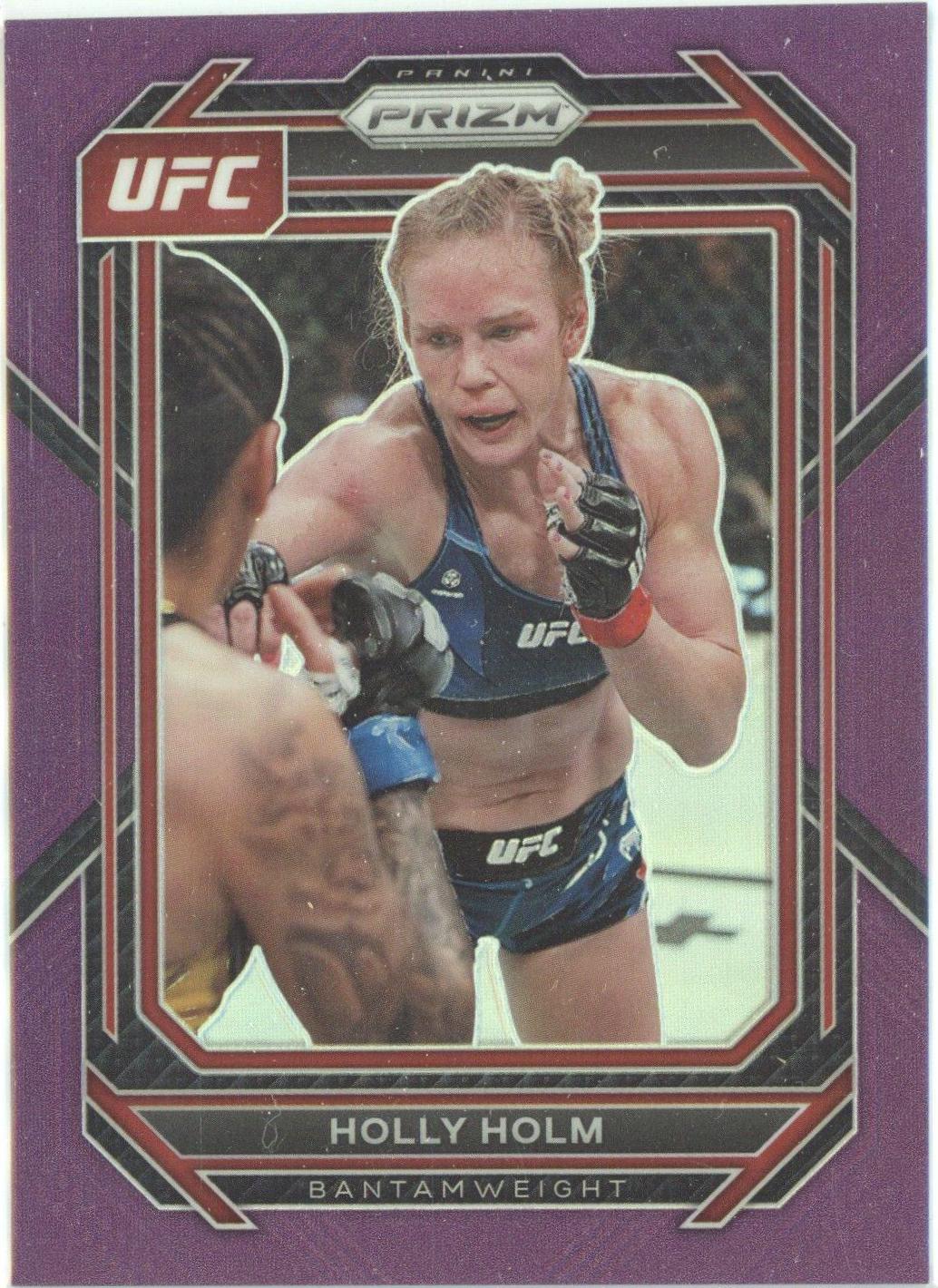 Holly Holm 2023 Panini Prizm UFC Base #157 Purple