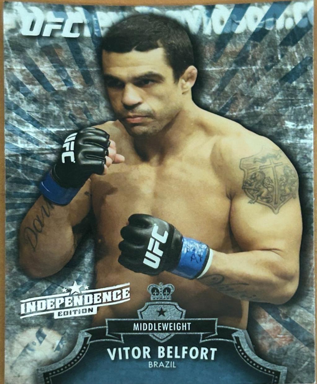 Vitor Belfort 2012 Topps UFC Bloodlines Base #20 Independence Edition