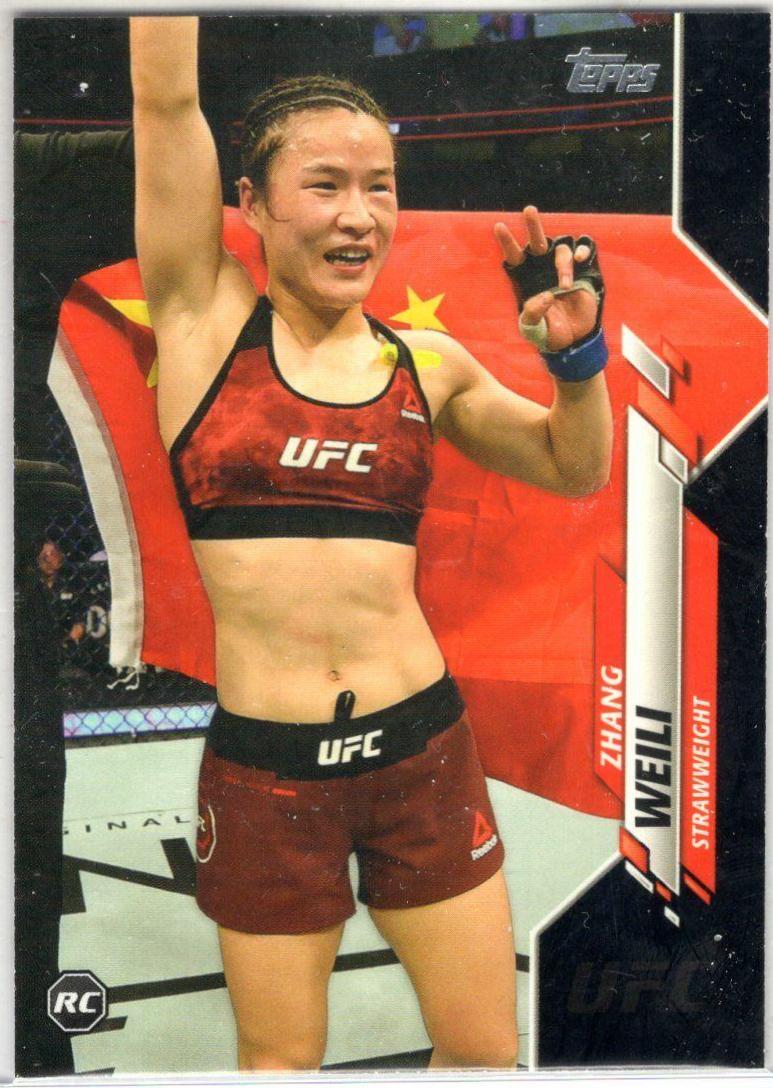 Zhang Weili 2020 Topps UFC Base #87 Black