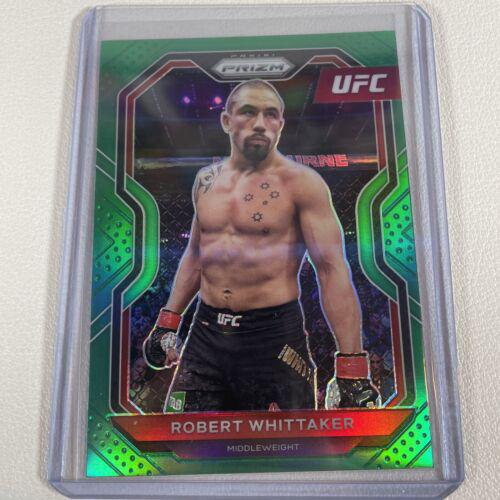 Robert Whittaker 2021 Panini Prizm UFC Base #11 Green