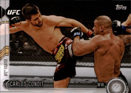 Carlos Condit 2015 Topps UFC Chronicles Base #80 Silver