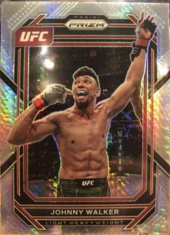 Johnny Walker 2023 Panini Prizm UFC Base #169 Hyper