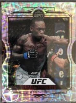 Israel Adesanya 2021 Panini Chronicles UFC Base Legacy #48 Asia Red