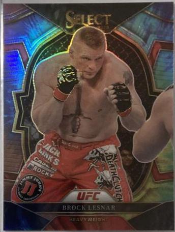 Brock Lesnar 2023 Panini Select UFC Concourse #50 Tie Dye