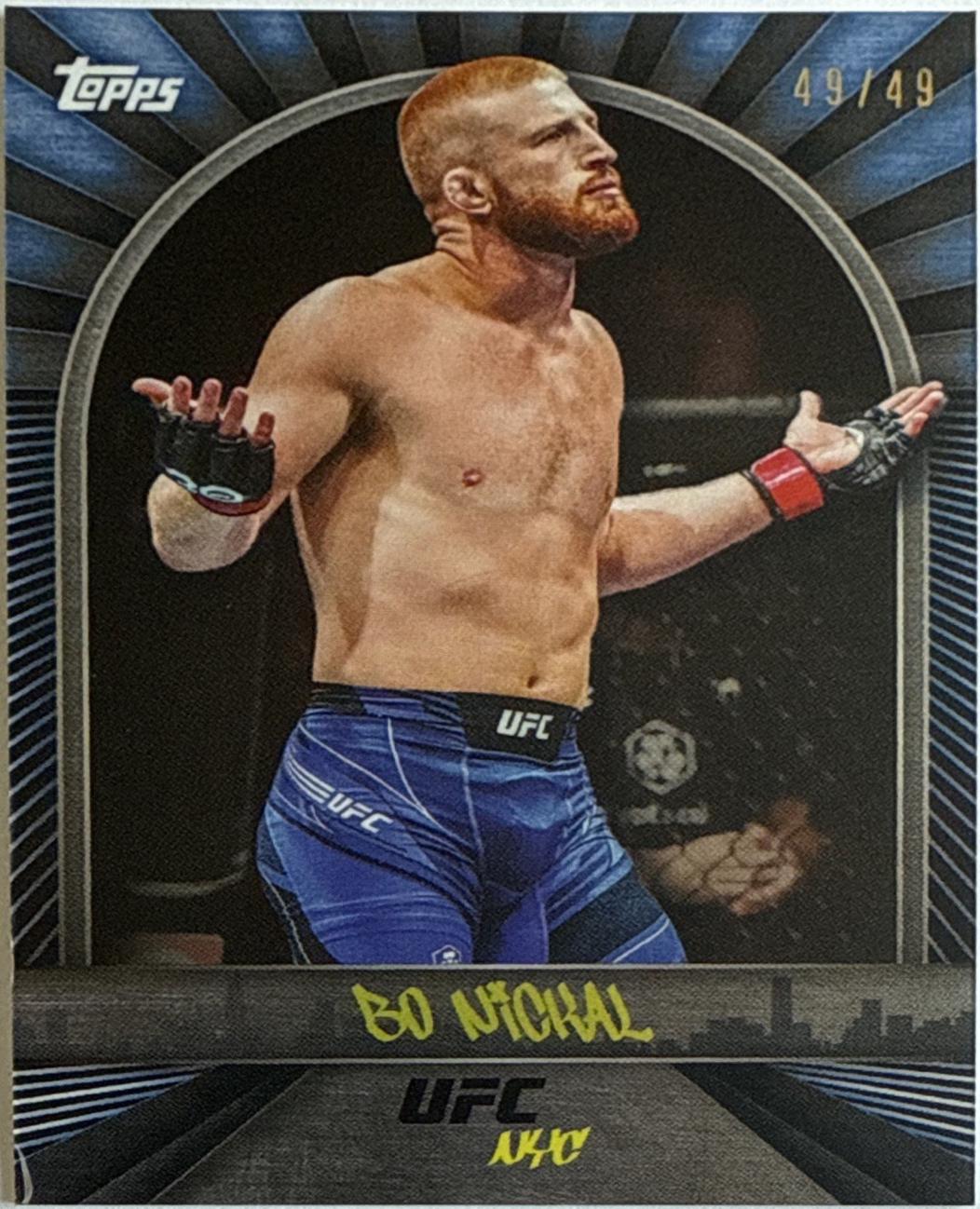 Bo Nickal 2024 Topps UFC NYC Base #5 Blue