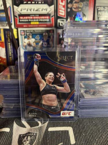 Karol Rosa 2022 Panini Select UFC Octagonside #256 Blue Prizm