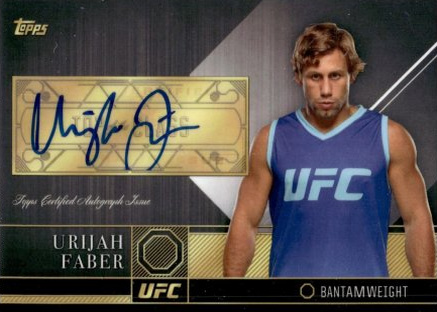Urijah Faber 2016 Topps UFC Top of the Class Top of the Class Autographs #TCA-UF Red